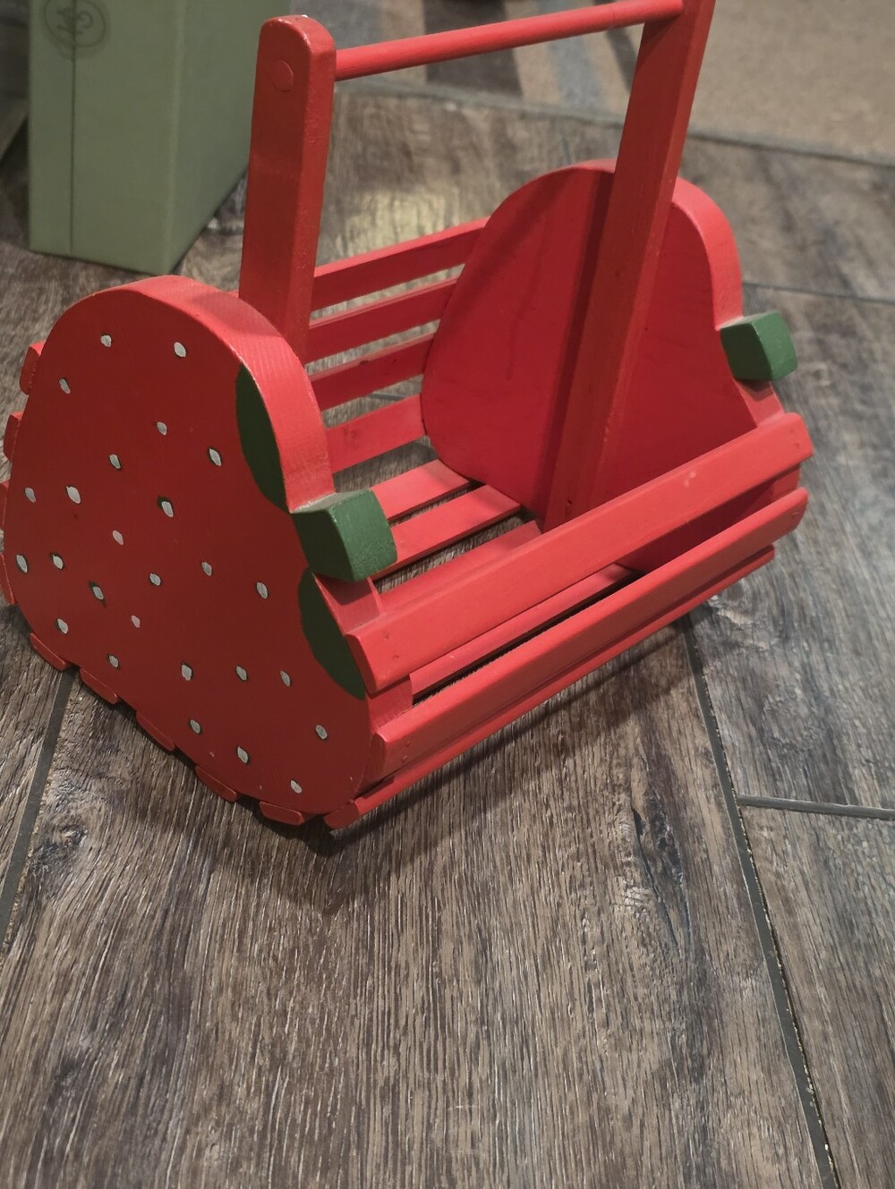 Vintage Wooden Strawberry Basket